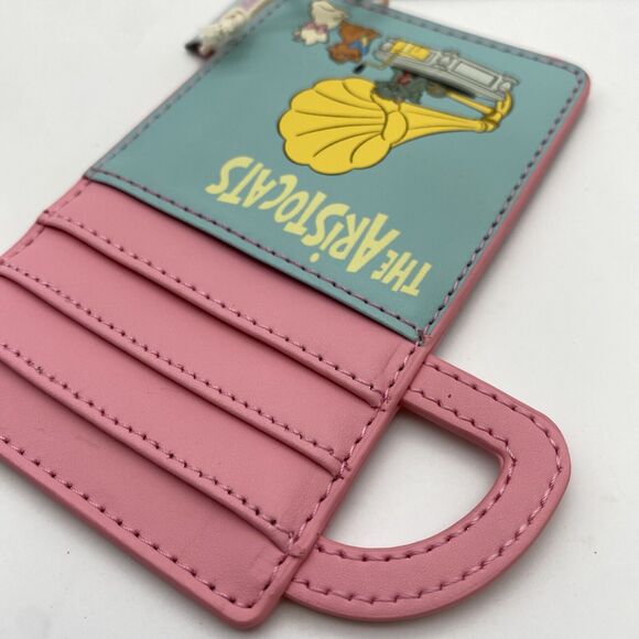 Loungefly Wallet Disney Aristocats Poster Duchess, Thomas, Marie Slim Cardholder - Picture 5 of 5